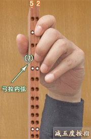 二胡的减五度、纯五度音程按指方法讲解